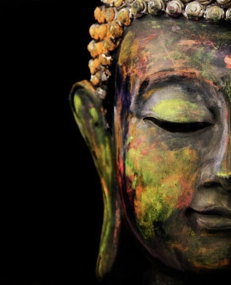 Colorful,Buddha colorful Buddha